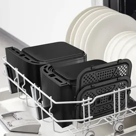 Tefal XXL Dual Easy Fry EY9428 Schwarz