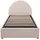 vente-unique Bett mit Bettkasten Lirimo Cremefarben 103 cm