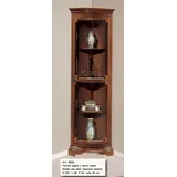 Vitrine Holzschränke Glasvitrine Schrank Eckvitrine Braun Italienische Möbel Neu