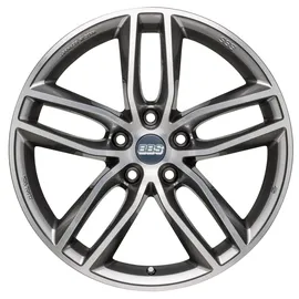 BBS SX 9,0 x 20 5 x 112 ET33 MB66,5 Silber/Grau
