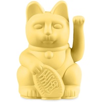 Lucky Cat Mini | Yellow - Japanische Glücksbringer Winkekatze in Gelb, 9,8 cm hoch