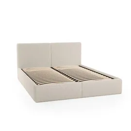 FEDVE Polsterbett Doppelbett Riberia Slim Bett Bettkasten 120x200 cm, Schlafzimmer, Betten, Polsterbetten
