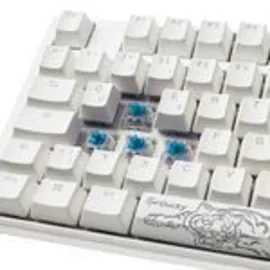 Ducky One 3 Classic Pure White Gaming Tastatur, RGB LED - Weiß