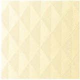 Duni Elegance Serviette 40x40 cm, 1/4F.Crystal creme