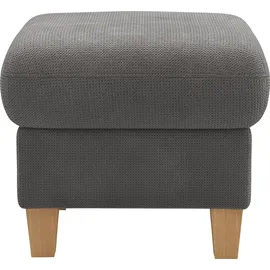 Home Affaire Polsterhocker Glendale mit Stauraum 58 x 48 x 58 cm Grau