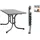 MFG Boulevard-Klapptisch 110 x 70 x 72 cm Anthrazit/Schiefer