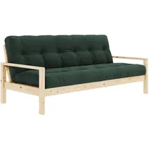 Karup Design "KNOB", Schlafsofa clear/seaweed 205x95x79 cm, / 190x130x40 cm