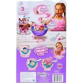 Moose Toys 300186 - Cookeez Makery: Pancake Treatz Spielset, Duftende Pfannkuchen-Plüschfiguren, Interaktiv
