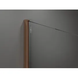 Mexen Kioto Walk-In-Dusche 155 x 200 cm Roségold transparent 800-155-202-60-00-080