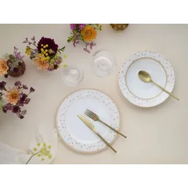 CreaTable Emilia Tafelservice 12-tlg. creme-weiß