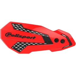 Handprotektoren Polisport MX Flow rot / schwarz CRF 450 hydraulische Kupplung