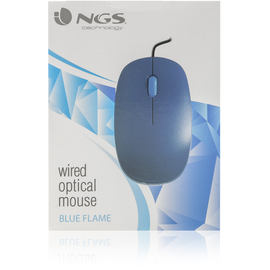 NGS Flame Optical Mouse blau