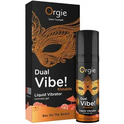 Orgie - Dual Vibe Sex On The Beach Kissable Liquid Vibrator 1 St