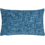 Done. Kissenbezug Twist 40 x 60 cm Blau/Petrol