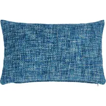 Done. Kissenbezug Twist 40 x 60 cm Blau/Petrol