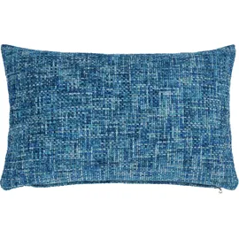 Done. Kissenbezug Twist 40 x 60 cm Blau/Petrol