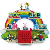 Smagnon Regal für die Toniebox und Tonie Figuren Verschiedene Motive Kinderspielzeug Spielregal (XXL Hauptregal Regenbogen)