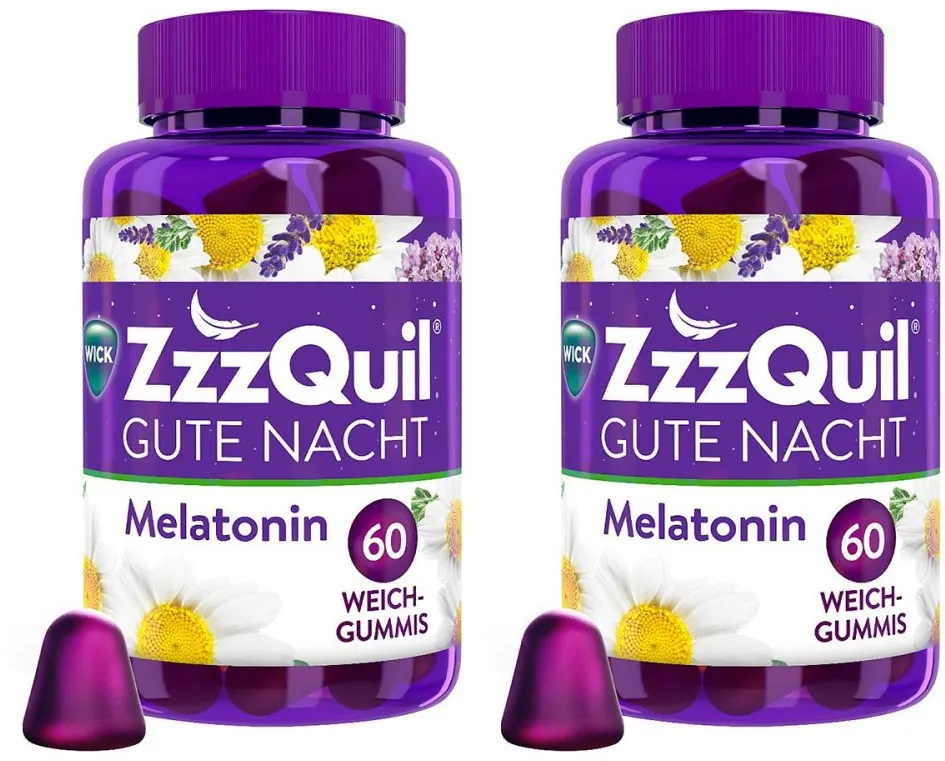 Wick Zzzquil Gute Nacht Melatonin Weichgummis