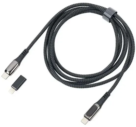 TROIKA CBL20/BK USB Kabel 2 m USB C USB C/Lightning 100 W Schwarz