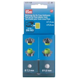 Prym Werkzeug-Set Hohlnieten für Creative Tool, silberfarbig, hellgrün