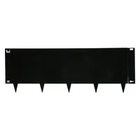 Wovar Rasenkante Metall Schwarz 40 x 106 cm Flexibel - Pro Stück