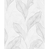 Erismann Vliestapete 10,05 x 0,53 m grau/silber/weiß 10282-31
