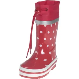 Playshoes Gummistiefel Rot/Punkte 32,5