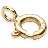 Nklaus Schmuckset 1 x Federring Verschluss Ø 5,4mm goldfarben