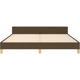 vidaXL Bettgestell 180 x 200 cm Dunkelbraun