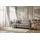 Home Affaire 3-Sitzer HOME AFFAIRE "Pinto Skandi,Maxi-Ausführung, 236 cm, Chenille, Struktur", grau (silber grau), B:236cm H:89cm T:97cm, 100% Polyester, Sofas, mit Keder, Massivholzfüße Eiche geräuchert, Wellenunterfederung