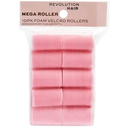 Revolution Hair Mega Pink Velcro Heatless Rollers 10pk Haarschmuck