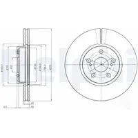 Delphi Bremsscheibe BG4277