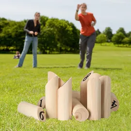 Relaxdays Kubb Wikingerspiel mit Tasche