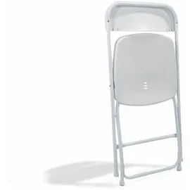 Essentials Budget Klappstuhl 43 x 45 x 80 cm weiß