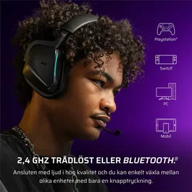 Corsair Void v2 Kabelloses Gaming-Headset Dolby Atmos, Schwarz