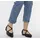 Gioseppo Leskovic Ballerinas aus Leder, Blau, mit Schnürung für Damen, Schwarz, 40 EU
