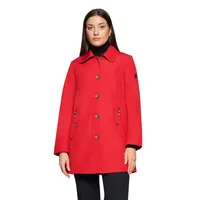 Betty Barclay Sommerjacke mit Kapuze 44, Mars Red | 44