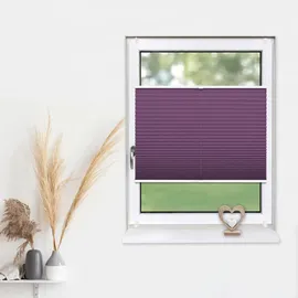 deco-raum Plissee Basic 65 x 150 cm Lila