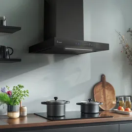 KKT Kolbe FLAT6006S Wandhaube 60 cm Schwarz