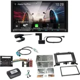 Kenwood DMX8021DABS Android Auto Einbauset für Mercedes Sprinter W906 Crafter