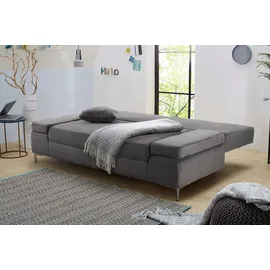Jockenhöfer Schlafsofa 2-Sitzer grau
