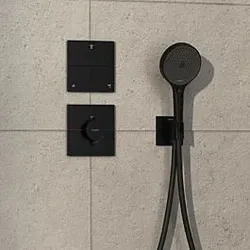 hansgrohe ShowerSelect Comfort E Thermostat 15574670 UP, für 1 Verbraucher, mattschwarz