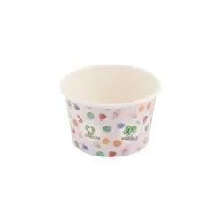 Greenbox Eisbecher, Pappe, 125 ml DFC069431 , 1 Packung = 30 Stück, Farbe: violett