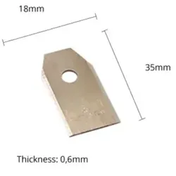 Auto-Mow langlebige Sicherheitsmesser (9 Stück) - Blisterpack