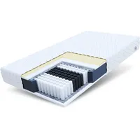 Fdm Taschenfederkernmatratze, Weiß, Textil, H3, Füllung: Taschenfederkern, Rechteckig, 80x200