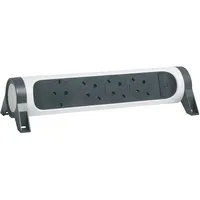 Legrand Drehbare Steckdosenleiste, 4-fach Steckdose, Mehrfachsteckdose, Wand- oder Tischmontage,