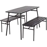 Gartenmöbeln Aus Metall, Bank Und Tisch