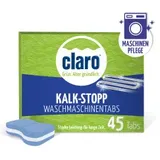 Claro Kalk-Stopp Waschmaschinentabs, 45 Stück