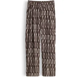 Opus Marou bamboo Wide Leg Hose Dunkelbraun 36