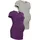 NEUN MONATE Umstandsshirt NEUN MONATE "2er Pack T-Shirts für Schwangerschaft und Stillzeit", Damen, Gr. 36/38, lila (lila, graumeliert), Jersey, Obermaterial: 95% Baumwolle, 5% Elasthan.